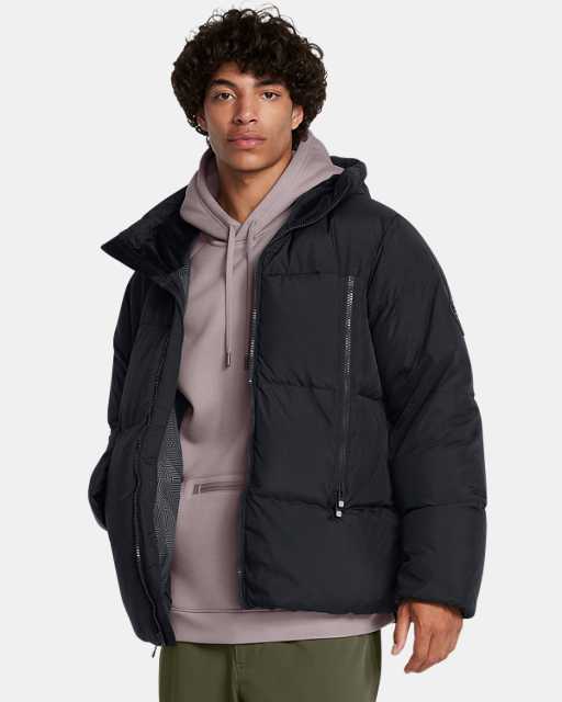 Men's Jackets & Coats in Black | Under Armour Men's Jackets & Coats in Black | Under Armour